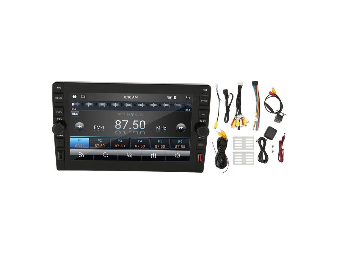 Reprodutor Multimedia Carro 9" Touch Android 12 Gps Câmara Ré