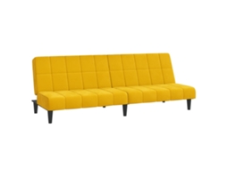 Sofa Bed, Sofa Beds Vidaxl Amarelo Veludo (n/a)