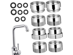 Kit De 8 Peças Com Adaptadores Para Mangueira Torneira Cozinha,