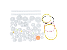Kit Engrenagens Plásticas Robôs Diy 75 Peças