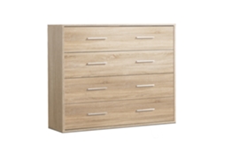 Cômoda 4 Gavetas 80X90X35 Cambriano-Branco VENPRODIN