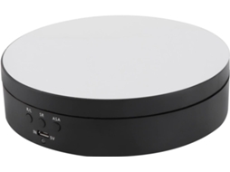 Nuobesty Mesa Giratória Elétrica Usb Para Exibir Joias E Objetos Preciosos