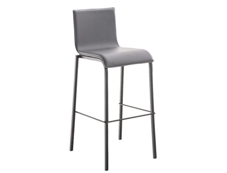 Banco de bar Revonnas B78 couro sintético metal design contemporâneo