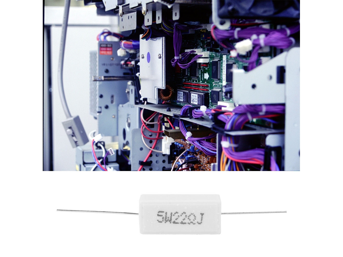 Laxiscreed Resistências De Cimento 5w Com Precisão De 5% Para Circuitos Eletrónicos