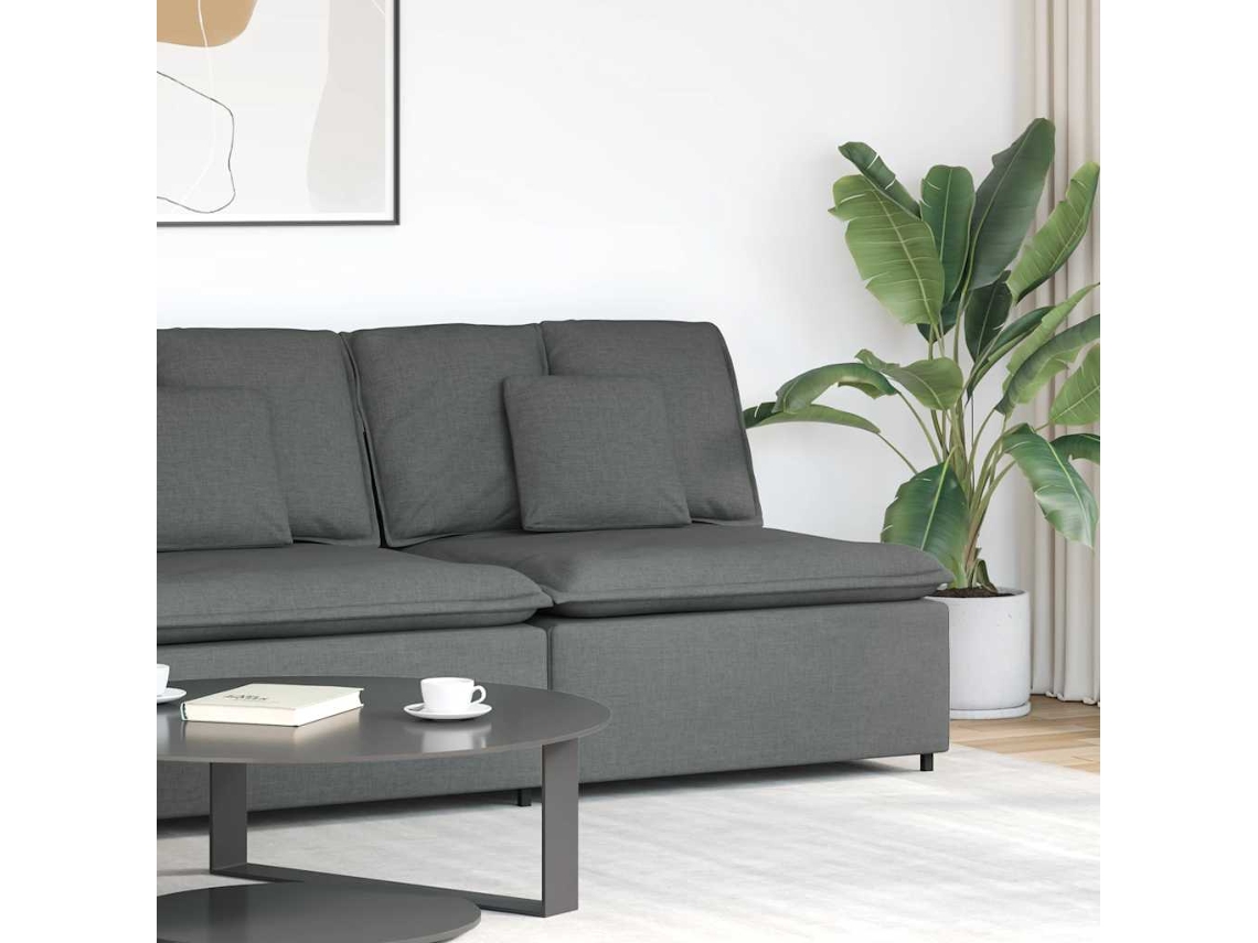 Vidaxl Módulo Central De Sofá Modular Com Almofadões 100 Cm