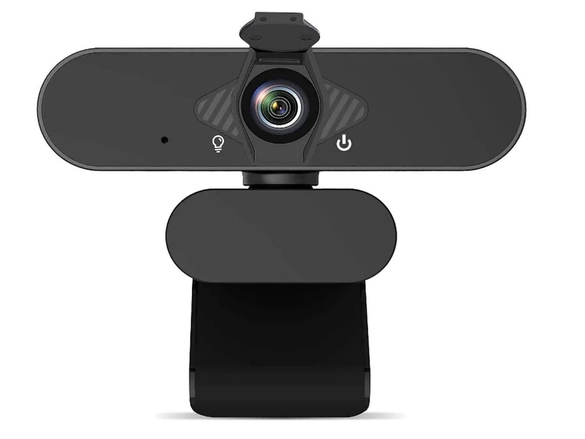 Webcam W10 1080p Com Microfone Duplo E Capa De Privacidade, Plug And Play Para Laptops E Desktops Mac, Preta