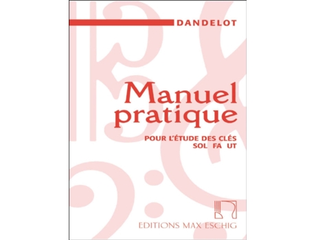 Livro Manuel pratique de Dandelot e Georges (Francês)