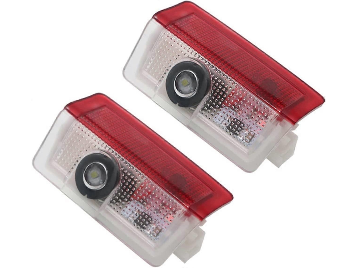 2 Peças de Luz de Porta de Carro Led, Projetor Compatível com Abcemg W166 W176 W205 W212 Série, Instalação Fácil Plug And Play