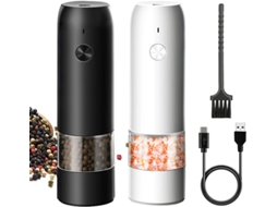 Moedores De Sal E Pimenta Elétricos Recarregáveis ​​usb Automáticos Aquaforge