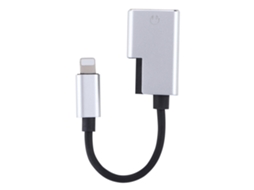 Adaptador Lightning para 3.5mm com Carregamento Simultâneo LAXISCREED