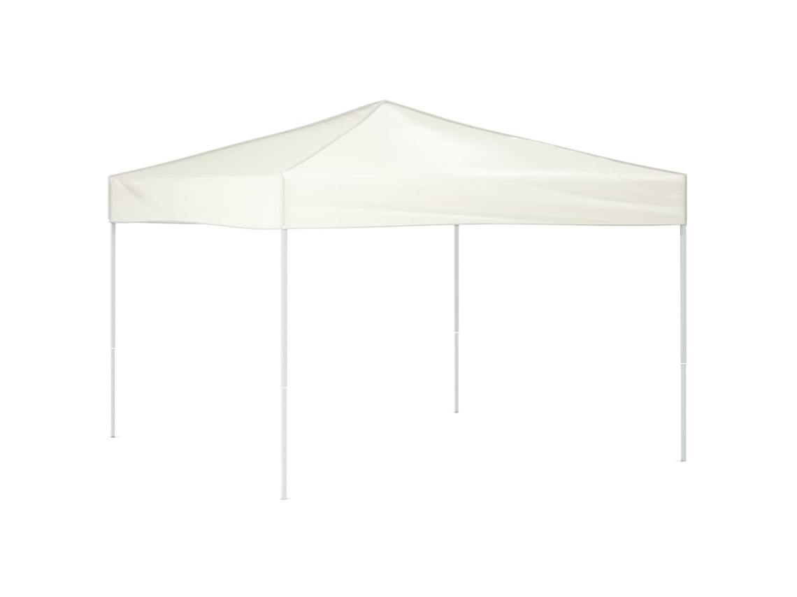 vidaXL Tenda para festas dobrável 3x3 m creme