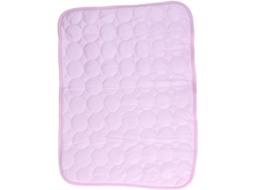 Manta Refrescante, para Cães e Gatos, Autorefrescante, Respirável, Dobrável, 70x55 Cm, Rosa AQUAFORGE
