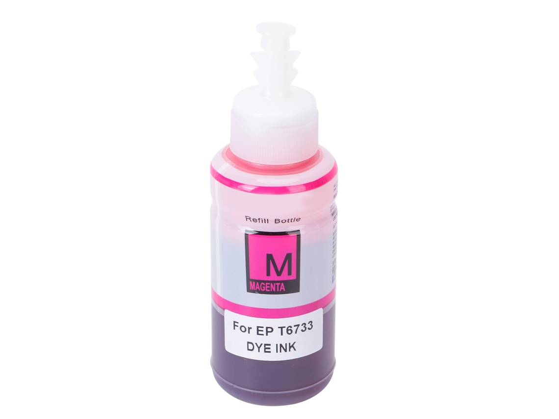Tinta vermelha para impressoras jato de tinta, bem lacrada, armazenamento conveniente, substituta compatível.