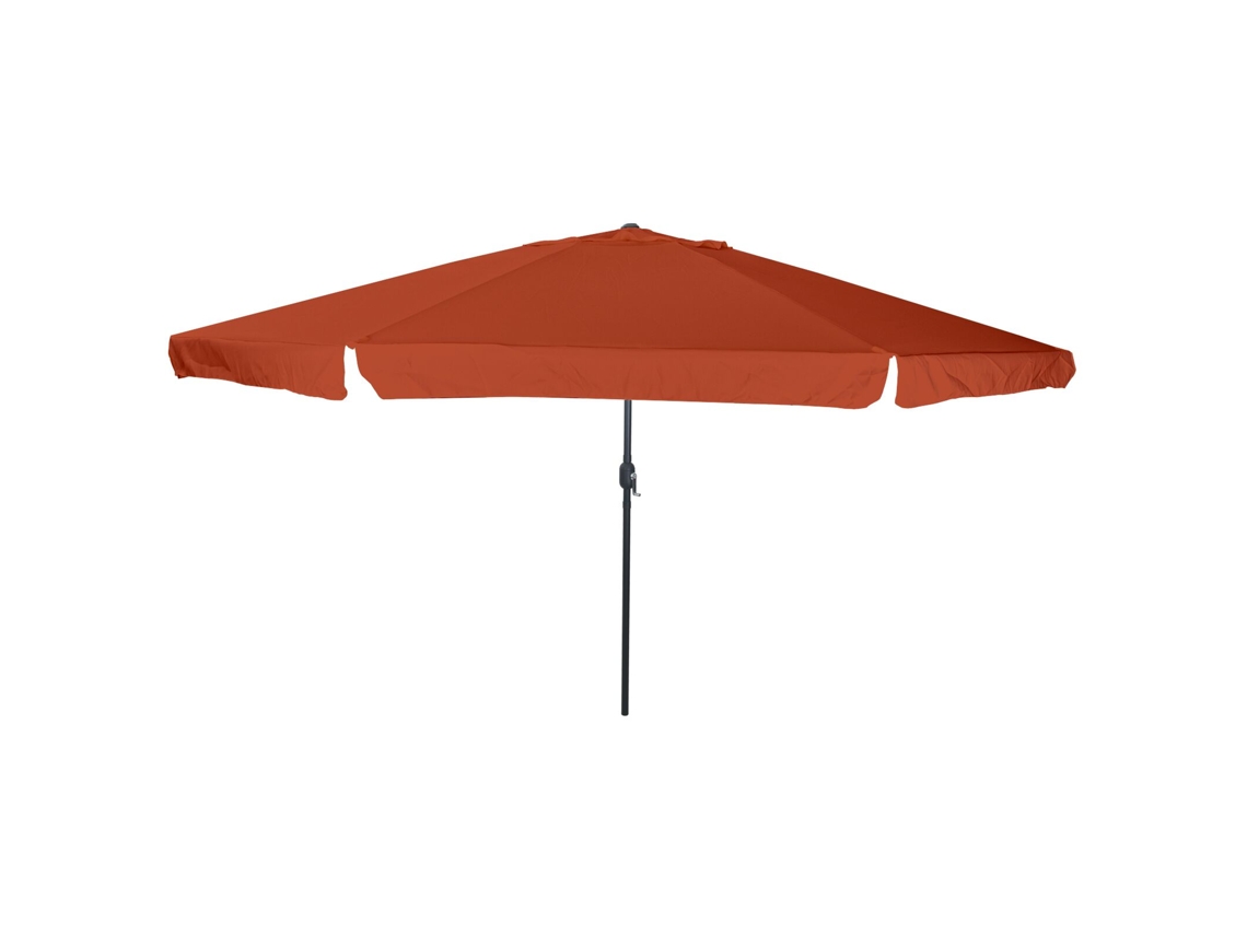 Guarda Sol De Pátio Terracota Grande Vidaxl Burnt Orange Polyester