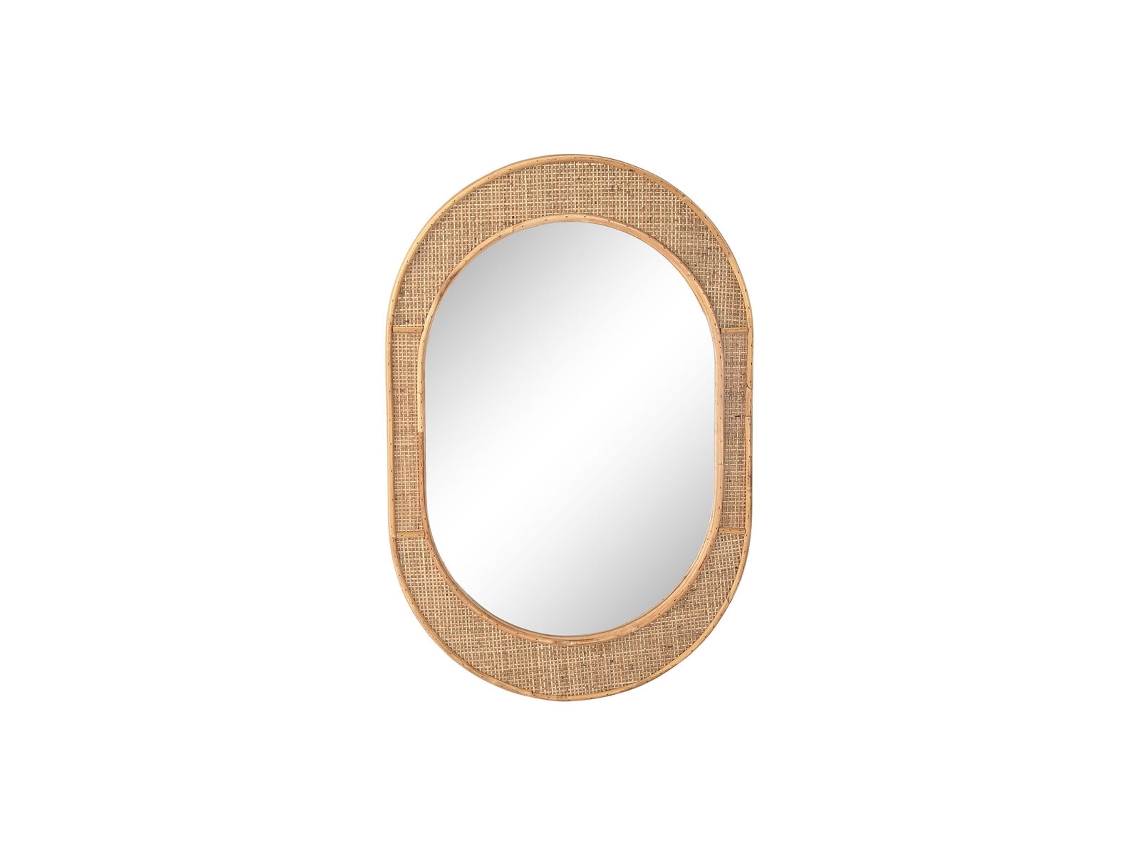 Espelho De Parede Home Esprit Natural Scandi 51,5 X 2 X 77 Cm
