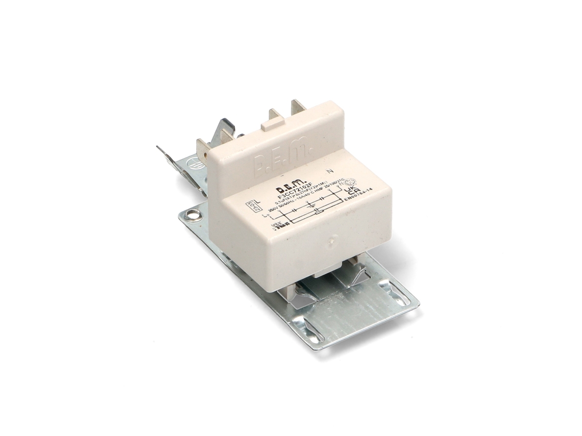 Condensador Anti ruído 0,1µf Indesit C00143383 para Máquina de Lavar Roupa Cap250un