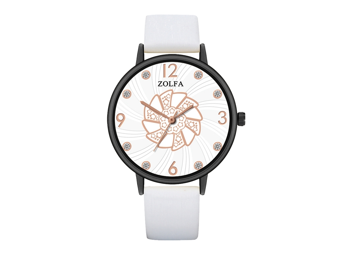 Reloj De Cuarzo Clásico Elegante Estilo Empresarial Para Parejas Unisex Regalo (blanco)