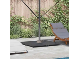 Vidaxl Base Para Chapéu De Sol 52 Kg Cinzento-escuro Aço Quadrado