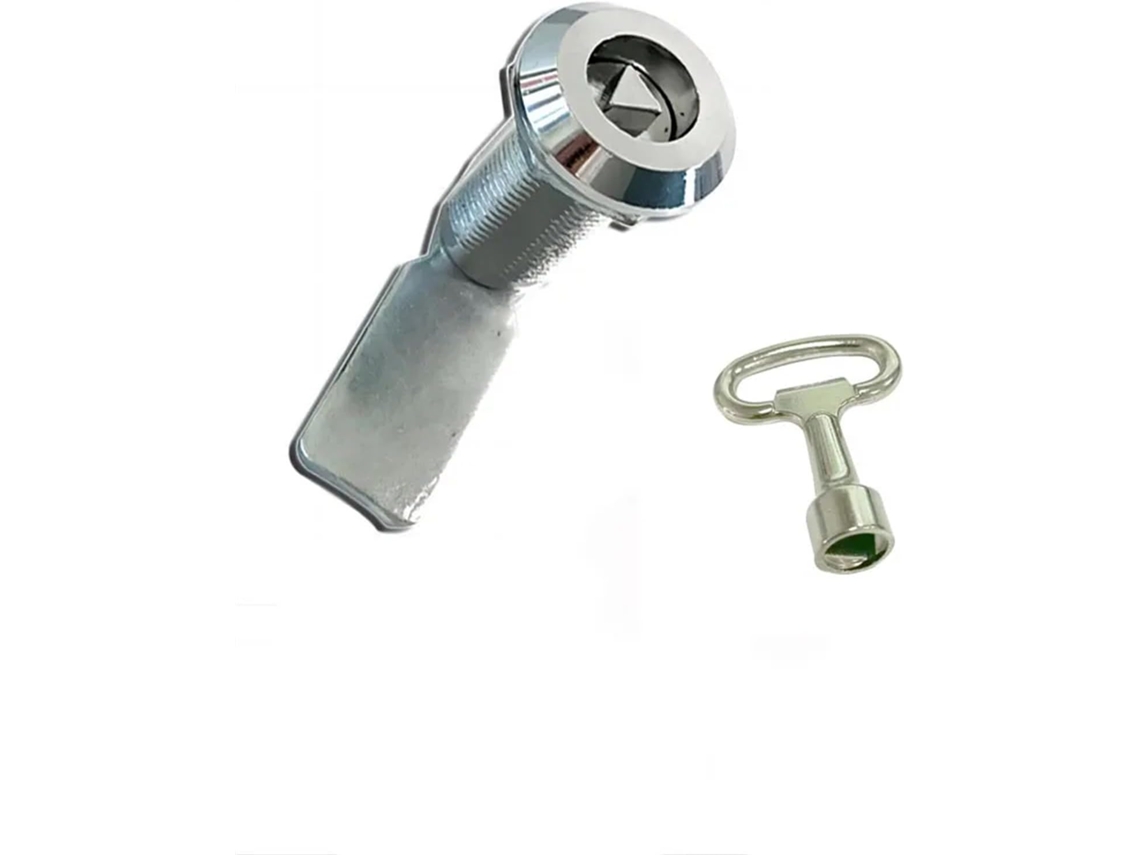 Cilindro Triangular Quadrado De Liga Zinco 28 36mm Para Fechadura Came, Fechadura Industrial De Metal Com Trava Um
