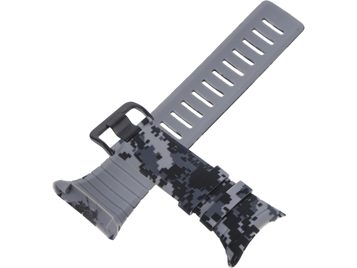 Pulseira De Relógio Estampada Em Tpu Estilo Camuflagem, Ajustável,