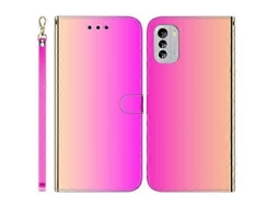 Capa De Celular Flip De Couro Com Superfície Espelhada Imitação Para Nokia G60