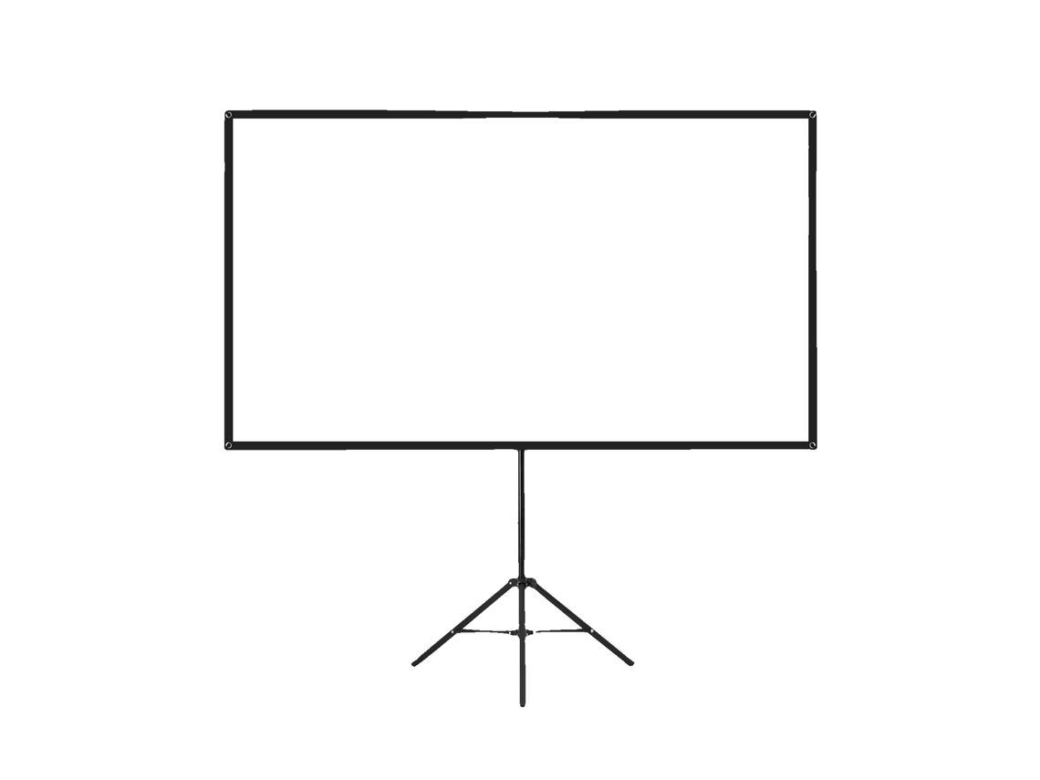 Tela De Projetor, Design Portátil Com Tripé, Ângulo De Visão De 160°, 80 Polegadas