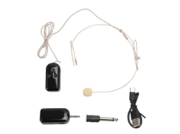 Aetheria microfone Sem Fio Headset 6h Bateria Auto Conexão Leve Confortável para Ensino Gravação Celular
