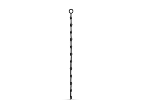 Corrente de miçangas anais longa 105 cm preta EASYTOYS ONLINE ONLY