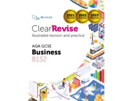 Livro ClearRevise AQA GCSE Business 8132 de PG Online Ltd (Inglês)