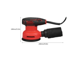 Lixadeira Orbital 6 5000-12000rpm 300w 12 Lixas Saco Poeira