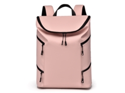 Mochila de Rolltop HENTEN HOME Impermeável para Portátil 15.6" Rosa
