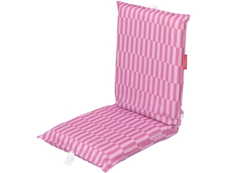 Cadeira de praia dobrável com encosto reclinável e mochila, 5 posições, rosa