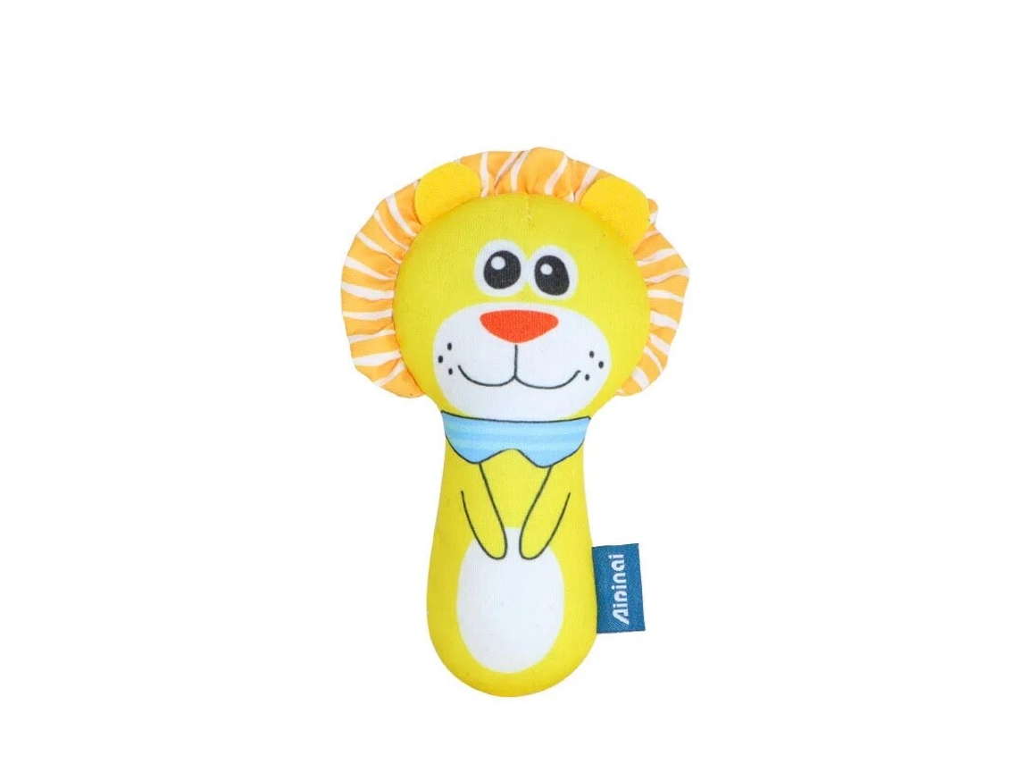 Choque de Mão de Pelúcia Macia para Bebê Recém-Nascido Chocalhos de Pelúcia Brinquedos de Mão Agitador para Bebês 3 6 9 12 Meses LUGA