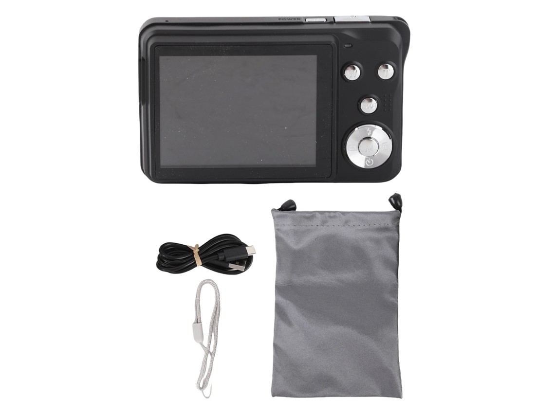 Câmera Digital Retrô De 64mp 4k Hd Com Tela De 2,8 Polegadas, Foco Automático, Zoom De 20x, Portátil Para Viagens E Fotografia.