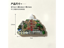 (huangshan Bright Summit) Ímã De Geladeira De Pinheiro Acolhedor De Huangshan, Anhui