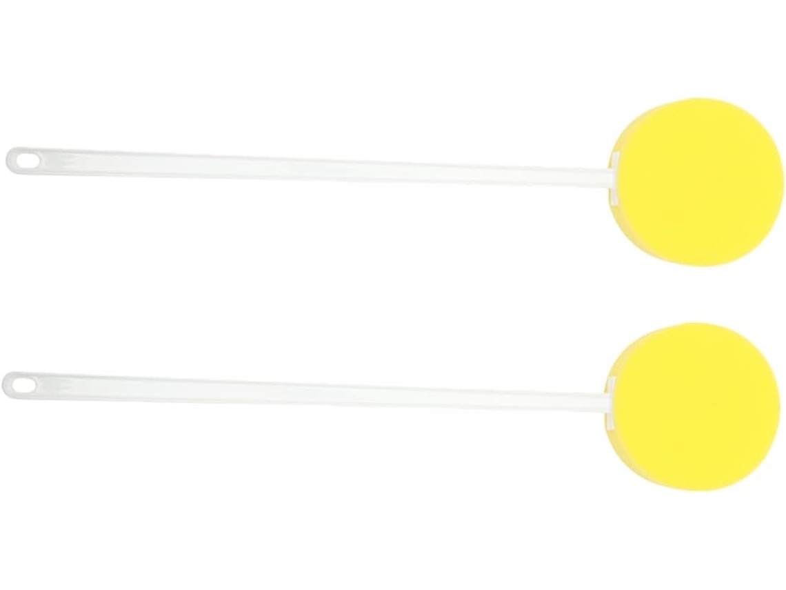 Lurelia Conjunto De 2 Escovas Esponja De Banho Para Duche, Esponja Suave, Cabo Longo E Pega Ergonómica, Uso Diário Leve
