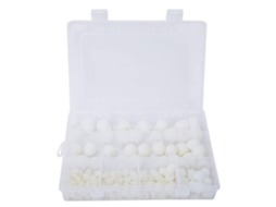 Kit Com 145 Peças De Tampas Sextavadas Para Parafusos, Protetores De Porca Borracha Branca E Acessórios Para Ferramentas