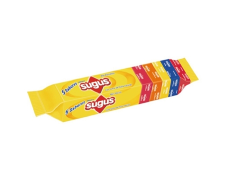 SUGUS Caramelo Mastigável À Base de Suco de Frutas em Stick 45G