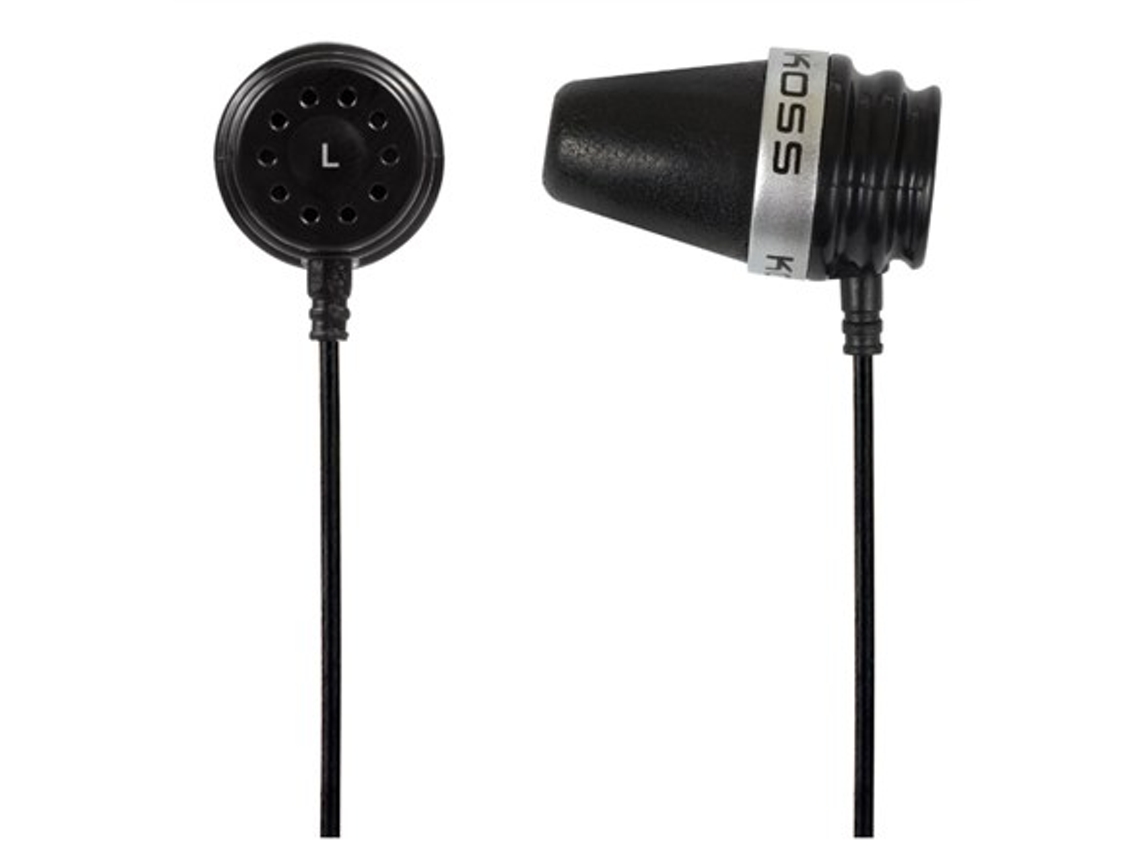 Sparkplug Auscultadores In Ear Com Fio, Cancelamento de Ruído, Preto, Koss