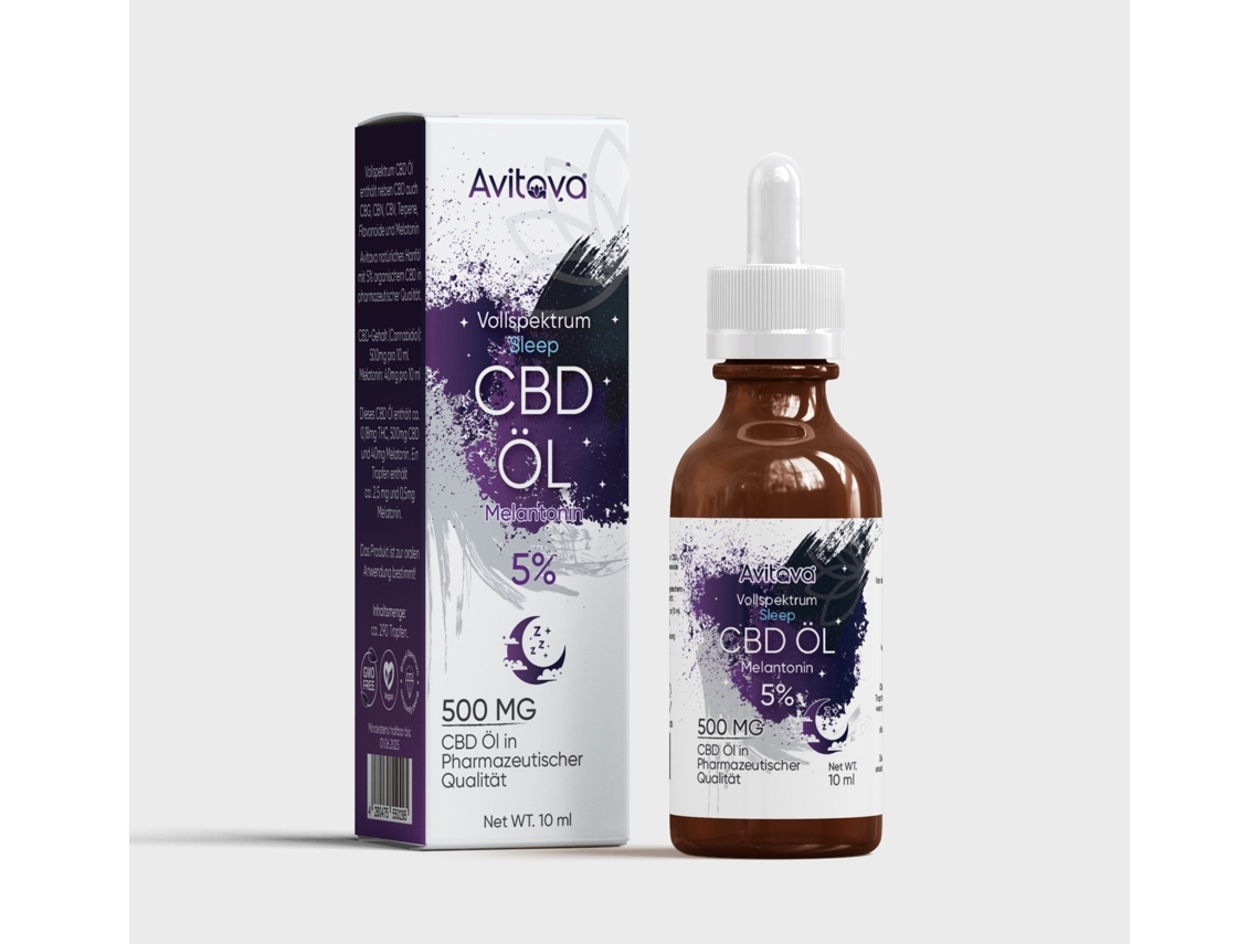 Avitava 5% Fullspectrum Öl Mit Melatonin 10 Ml