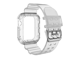 Correa De Reloj Reemplazo Tpu Ajustable Transparente Para Iwatch 42/44/45mm