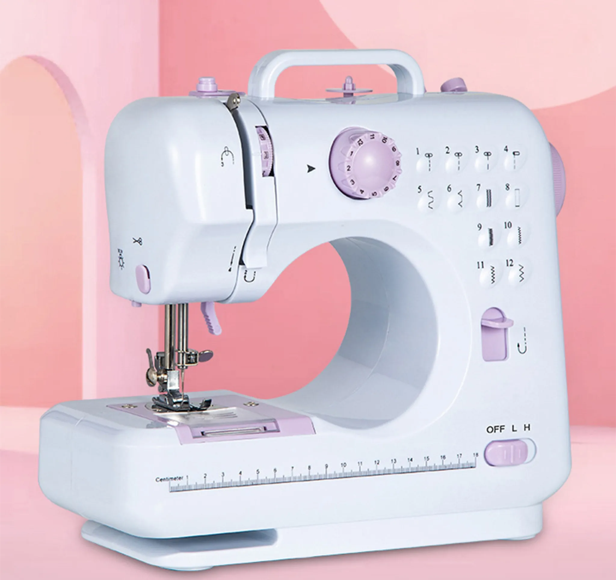 Máquina de Tricô com 12 Tipos de Costura Integrados. STELASPLEN
