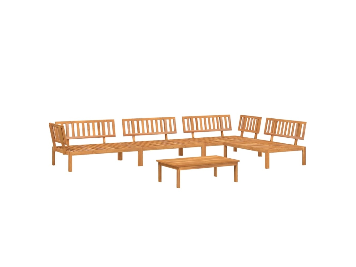 Pallet Sofa Set, Pallet Sofa Sets Vidaxl Marrom Madeira De Acácia (n/a)