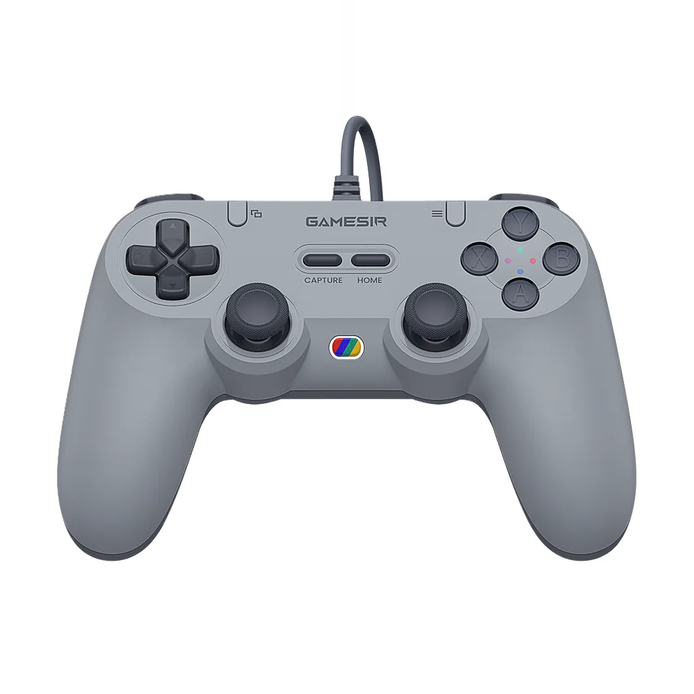 (cinza) Controle De Jogos Com Fio Para Pc/switch, Compatível Com Android, Joystick Com Efeito Hall.