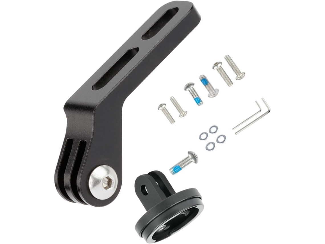 Suporte De Farol Integrado Para Guidão Bicicleta, Selim Luz Traseira,