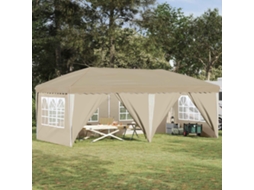Vidaxl Tenda De Festa Pop-up 575 X 288 X 245 Cm Creme