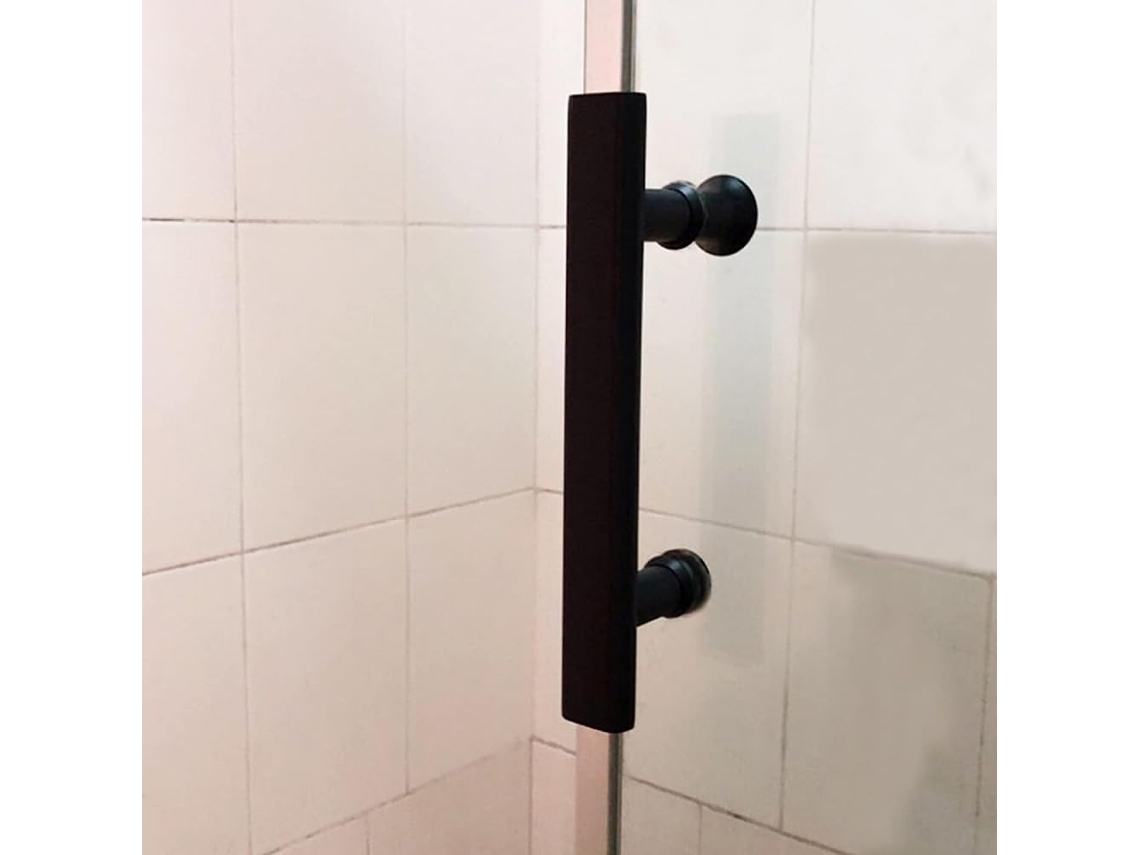 Puxador Para Porta De Vidro Box Banheiro, Resistente, Em Aço Inoxidável, Com Distância Entre Furos De 400mm