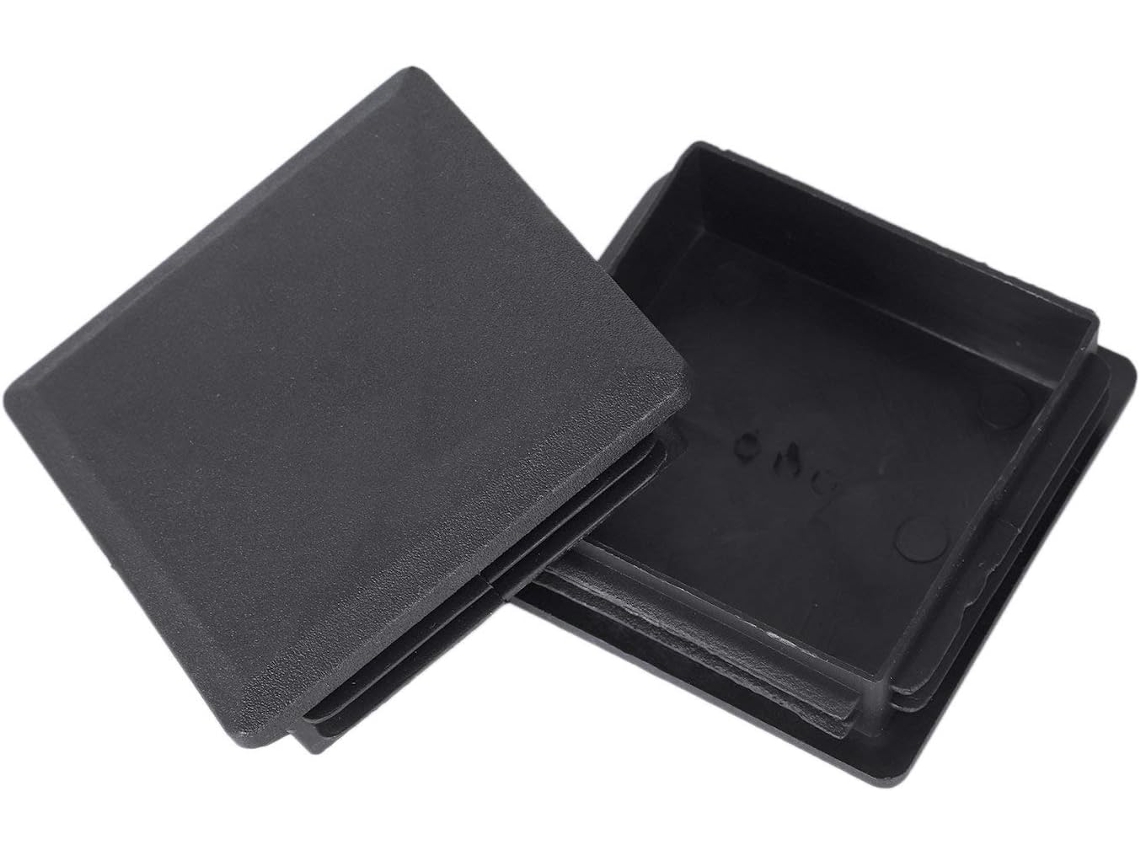 2 Ponteiras Para Pés De Mesas E Cadeiras, Em Plástico, 80 Mm