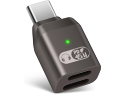 Adaptador Carregador Usb C Para Lightning, Conversor De Entrada Para Auscultadores Para Iphone Série 16/15, Ipad E Mais (branco)