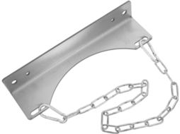 Suporte De Parede Em Aço Inoxidável Para Cilindro 40l, Fixação Com Corrente De Segurança, Suporte Industrial Para